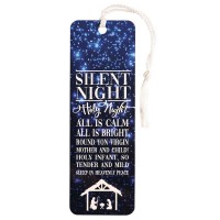 12pk -Tassel Bookmark Silent Night - Pack of 12 12pk -Tassel Bookmark Silent Night - Pack of 12