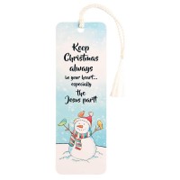 12pk -Tassel Bookmark Keep Christmas Always - Pack of 12 12pk -Tassel Bookmark Keep Christmas Always - Pack of 12