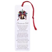 12pk -Tassel Bookmark Christmas Bell - Pack of 12