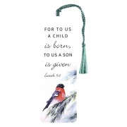 12pk -Tassel Bookmark For To Us Isaiah 9:6 - Pack of 12