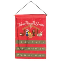 2pk -Advent Calendar Jesus Is The Reason - (Pack of 2)