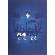 2pk -Wise Men Still Seek Him Christmas Cards - (Pack of 2)