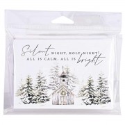 3pk -Christmas Cards Silent Night Church - Pack of 3 3pk -Christmas Cards Silent Night Church - Pack of 3