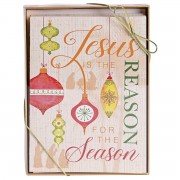 2pk -Christmas Cards Jesus Is The Reason - (Pack of 2)