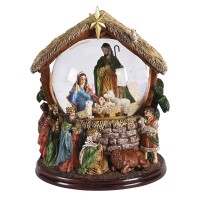 Waterglobe Nativity With Animals Kings Waterglobe Nativity With Animals Kings