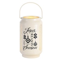 Lantern Jesus Is The Reason Ivory Lantern Jesus Is The Reason Ivory