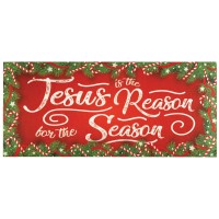 2pk -Christmas Doormat Insert Jesus Candy - (Pack of 2)