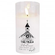 2pk -Candle Silent Night Church LED - (Pack of 2)