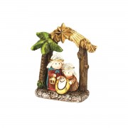 4pk -1 PIECE HOLY FAMILY IN CRECHE 3"H - Pack of 4