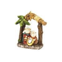 4pk -1 PIECE HOLY FAMILY IN CRECHE 3"H - Pack of 4