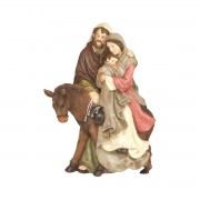 1 PIECE HOLY FAMILY ON DONKEY 8.5"H 1 PIECE HOLY FAMILY ON DONKEY 8.5"H