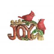 JOY CARDINALS FIGURINE 6.5"H