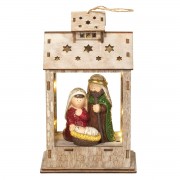 1-Piece Holy Family/Creche Lighted 7.5in 1-Piece Holy Family/Creche Lighted 7.5in