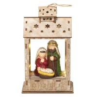 1-Piece Holy Family/Creche Lighted 7.5in