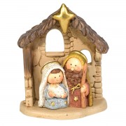 12pk -1 PIECE HOLY FAMILY IN CRECHE 3"H - Pack of 12