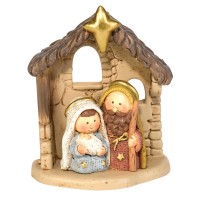 12pk -1 PIECE HOLY FAMILY IN CRECHE 3"H - Pack of 12