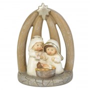 6pk -1 PIECE HOLY FAMILY IN CRECHE 3"H - Pack of 6 6pk -1 PIECE HOLY FAMILY IN CRECHE 3"H - Pack of 6