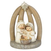 6pk -1 PIECE HOLY FAMILY IN CRECHE 3"H - Pack of 6 6pk -1 PIECE HOLY FAMILY IN CRECHE 3"H - Pack of 6