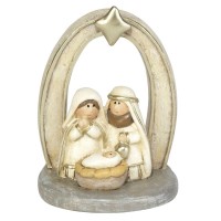 6pk -1 PIECE HOLY FAMILY IN CRECHE 3"H - Pack of 6 6pk -1 PIECE HOLY FAMILY IN CRECHE 3"H - Pack of 6