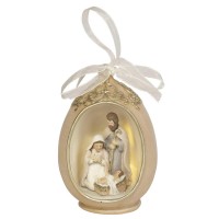 1 PIECE LED HOLY FAMILY IN OVAL 4"H 1 PIECE LED HOLY FAMILY IN OVAL 4"H