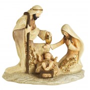 1-Piece Holy Family Gold Accents 6in 1-Piece Holy Family Gold Accents 6in