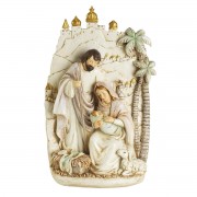 1-Piece Holy Family With Animals 10in 1-Piece Holy Family With Animals 10in