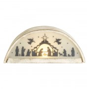 1-Piece Nativity Lighted LED 15in 1-Piece Nativity Lighted LED 15in