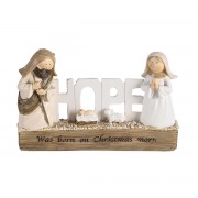 Nativity Holy Family Hope Born 3.75H Nativity Holy Family Hope Born 3.75H