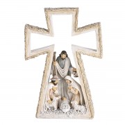 Nativity Holy Family Animals In Cross 9H Nativity Holy Family Animals In Cross 9H