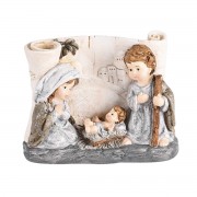 Nativity Holy Family On Scroll City 3.5H (2 Pack) Nativity Holy Family On Scroll City 3.5H (2 Pack)