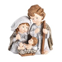 2pk -Nativity Holy Family Distressed 4.25H - (Pack of 2)