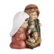 6pk -Nativity Holy Family Red Green 3.5H - Pack of 6 6pk -Nativity Holy Family Red Green 3.5H - Pack of 6