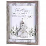 Framed Wall Art Country Church 11x14