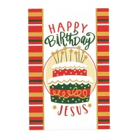 24pk -Itty Bitty Blessings HAPPY BIRTHDAY JESUS PAPER 2"X3" - (Pack of 24)
