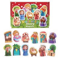 3pk -Magnet Nativity Vinyl 12 Pieces - Pack of 3