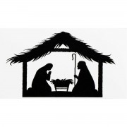 6pk -Magnet Holy Family Silhouette 5x2.75 - Pack of 6 6pk -Magnet Holy Family Silhouette 5x2.75 - Pack of 6