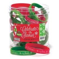 24pk -Novelty Silicone Bracelet CELEBRATE... - (Pack of 24) 24pk -Novelty Silicone Bracelet CELEBRATE... - (Pack of 24)