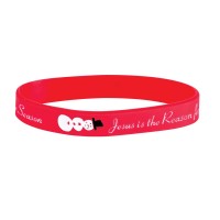 24pk -Silicone Bracelet JESUS IS THE REASON - (Pack of 24) 24pk -Silicone Bracelet JESUS IS THE REASON - (Pack of 24)