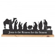 Nativity Holy Family Silhouette WoodBase Nativity Holy Family Silhouette WoodBase