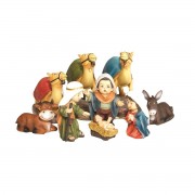 Nativity Set Childrens 9-Piece Resin 4in Nativity Set Childrens 9-Piece Resin 4in