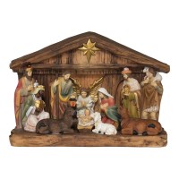 Nativity/Creche Light-Music 1Pc 6.75in