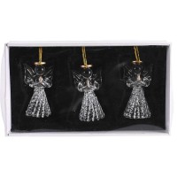 Ornament Praying Angel Glass 3H Ornament Praying Angel Glass 3H