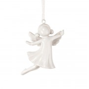 12pk -WHITE ANGEL ORNAMENT 4 ASSORTED 3"H - Pack of 12 12pk -WHITE ANGEL ORNAMENT 4 ASSORTED 3"H - Pack of 12