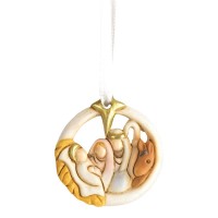 12pk -Holy Family in Circle Star & Ornament - Pack of 12