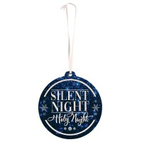 3pk -Ornament Silent Night Holy Night - Pack of 3 3pk -Ornament Silent Night Holy Night - Pack of 3