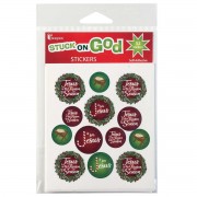 6pk -JESUS IS THE REASON STICKERS - Pack of 6