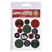 6pk -Sticker Sheets Round Jesus Is The Reason - Pack of 6
