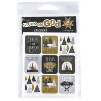 6pk -Sticker Sheets Jesus The Greatest Gift - Pack of 6