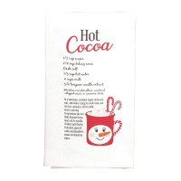 2pk -TWL FLRSACK HOT COCOA RECIPE CTN 18x22 - (Pack of 2)