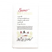 2pk -TWL FLRSACK SNOW CREAM RECIPE CTN 18x22 - (Pack of 2)